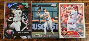 Alec Burelson 2023 Bowman/Topps Rookie Lot ×3 St Louis Cardinals - Picture 1 of 2