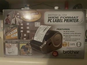 Brother QL-1050 Wide Format PC Label Printer BRAND NEW - Picture 1 of 3