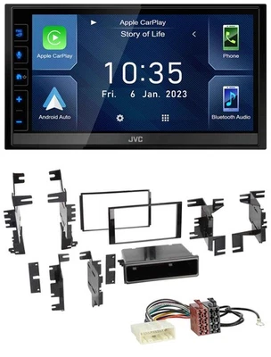 JVC DAB Bluetooth MP3 USB 2DIN Autoradio für Nissan Juke Navara NV ab 12 - Bild 1 von 4