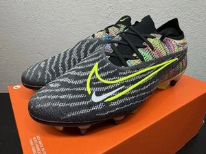 Nike Phantom GX Elite Fusion SG-PRO P Black Volt FD5239-071 Men’s 10.5 No-Lid - Picture 1 of 8