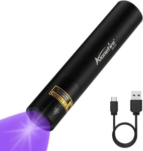 Alonefire SV10 Professional 365Nm UV Torch 5W USB Rechargeable Ultraviolet Light - Foto 1 di 7