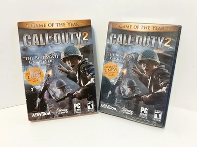 Call of Duty 2: Game of the Year (PC, 2005) NEW! Factory Sealed w/ Slip Cover - Image 1 of 4