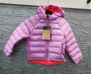 NWT North Face Girls Dragonfruit Reversible Perrito Jacket Size 4 - Picture 1 of 12