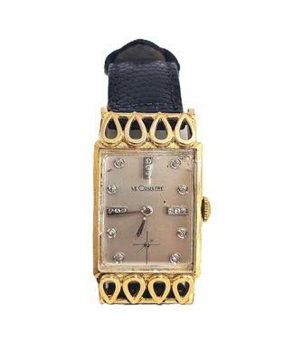 Reloj para hombre Le Coultre oro 18 quilates diamante 17 joyas Foto 1 de 4