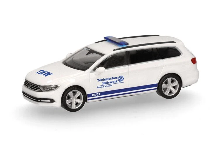 HERPA - VOLKSWAGEN Passat Variant THW Aiuti umanitari di Worrstadt - 1/87 - H... - Immagine 1 di 4