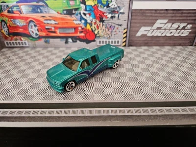 Vintage Hot Wheels Personalizado C3500 Caminhão Verde Chevrolet GMC Posto Combinado Muito Bom Estado Usado - Imagem 1 de 4