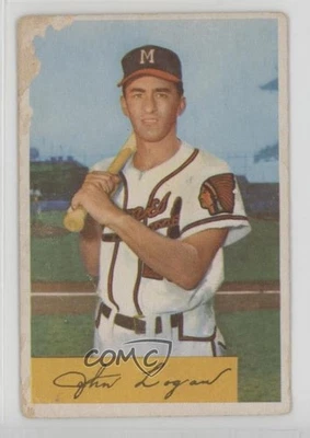 1954 Bowman Johnny Logan (106 Runs) #80 - Image 1 of 2