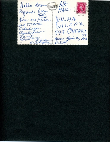 WEEGEE (ARTHUR FELLIG) HANDWRITTEN NOTE SIGNED ON PHOTOGRAPHY TRAVELS IN EUROPE Cover