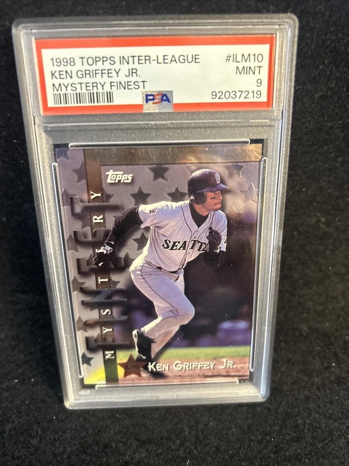 PSA 9 MINT 1998 TOPPS MYSTERY FINEST INTER LEAGUE KEN GRIFFEY JR - Image 1 of 1
