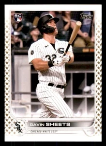 2022 Topps Baseball Gold Star Parallel #12 Gavin Sheets Rookie Card (RC) - Picture 1 of 3