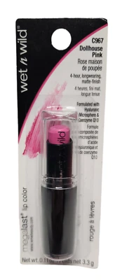 1x Wet N Wild Lip Megalast Color Lipstick  967 Dollhouse Pink NEW Factory Sealed - Image 1 of 2