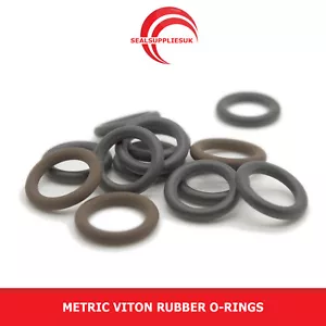 Metric Viton Rubber FKM O Ring Seals 1.6mm Cross Section 3.1mm-37.1mm ID -UK SUP - Picture 1 of 5