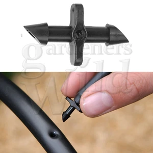 Antelco Dripper Line Connector 4mm barb micro irrigation pipe sprinkler joiner - Picture 1 of 2