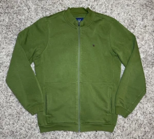 Louis Philippe Full Zip Sweater Green Mens Small - Picture 1 of 10