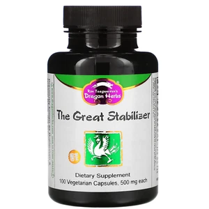 Dragon Herbs, The Great Stabilizer , 500 mg, 100 Vegetarian Capsules - Picture 1 of 2