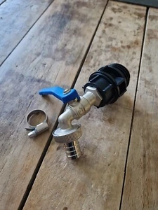 Tank Kugelhahn Ersatzkugelhahn Klappenhahn Absperrhahn Schlauchhahn Hahn Wasser - Bild 1 von 6