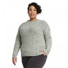 women's green sweater