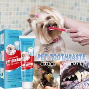 Pet Toothpaste Cat Dog Fresh Breath Toothpaste Deodorant Plaque Cleaning NEW