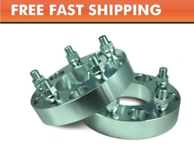 2 Wheel Adapters For Toyota Camry Tacoma Lexus ES GS LS 5 Lug Spacers 1" - Image 1 of 2