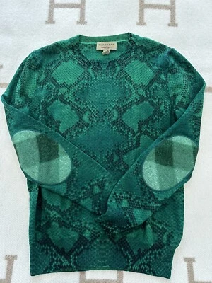 Nuevo Auténtico Suéter Burberry Niñas Tejido Esmeralda Jersey 10-12 Años S PVP $850 Foto 1 de 4