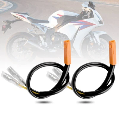 4X Adaptador de señal de giro Enchufes Conector Cable de cable para Honda CBR1000RR 2004-2012 Foto 1 de 4