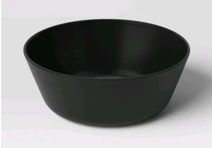 Black PLASTIC CEREAL BOWL MICROWAVE SAFE, BPA FREE, MICROWAVE SAFE 32 OZ 5 Pack - Picture 1 of 1