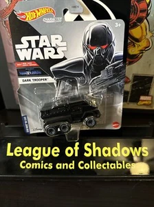 Star Wars Hot Wheels Dark Trooper Character Car Die-Cast Vehicle Brand New 2022 - Picture 1 of 1