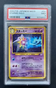 Pokémon TCG Starmie Neo Revelation No.121 Holo Japanese Card PSA 9 Mint. - Picture 1 of 3
