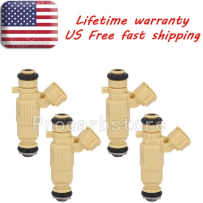 4x Fuel Injectors For 2007-2009 Hyundai Santa Fe 2005-2009 Hyundai Tucson Foto 1 de 4