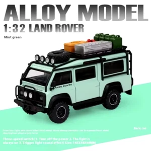 1:32 Land Range Rover Defender Van Alloy Camping Car Model Diecasts Metal Toy Of - Picture 1 of 16