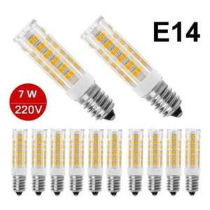 2/4/8/10x LED E14 7W Corn Bulb Replacement Globe Lamp Spot Light for Salt Lamps - Picture 1 of 11