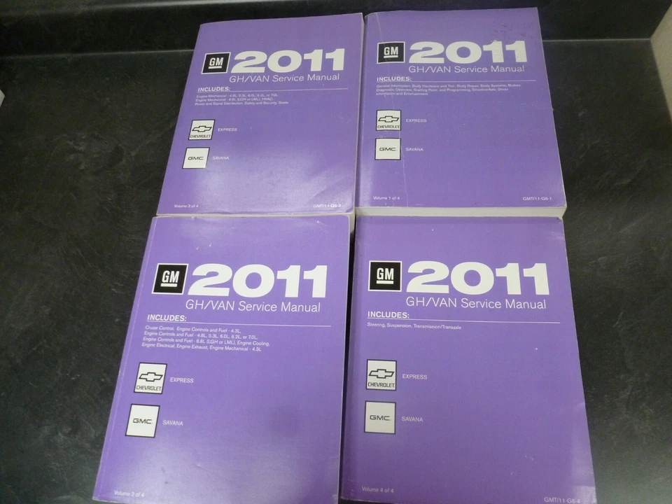 GMC Savana 1500 2500 3500 2011 furgoneta taller reparación manual montaje Foto 1 de 1