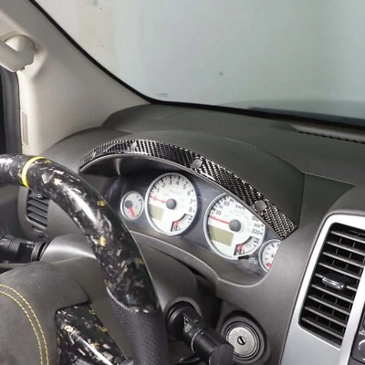 Carbon Fiber Interior Dashboard Trim Cover Sticker For Nissan Frontier 2009-17 — 第 1/4 张图片
