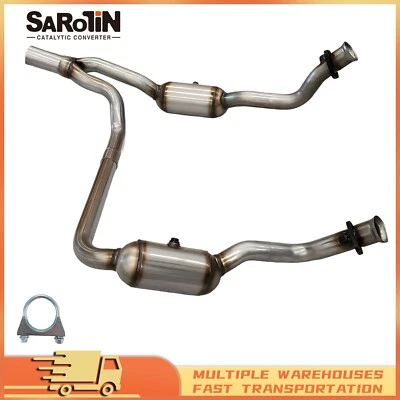 Catalytic Converters For Jeep Wrangler 3.8L 2010 - 2011 Direct Fit Y pipe - Image 1 of 4