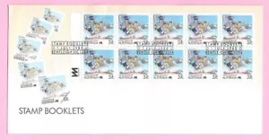 AUSTRALIA FDC 1988 - Booklet Pane LIVING TOGETHER Cartoons - L-Mardon Printing - Picture 1 of 2