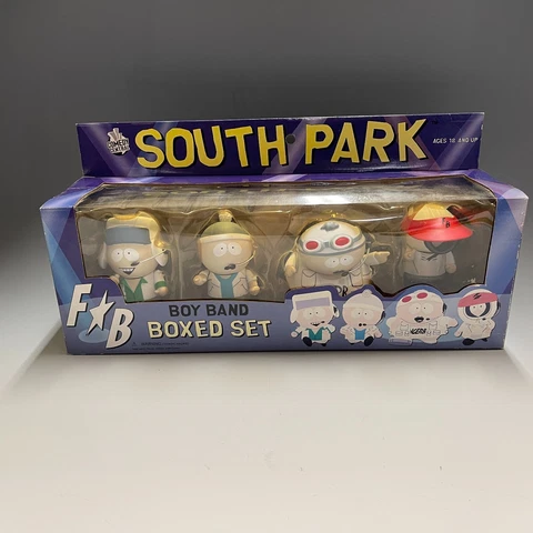 South Park Boy Band Boxed Figure Comedy Central MEZCOTOYZ Cartman, Stan, Kyle Cover