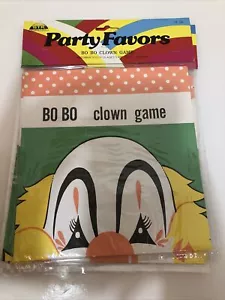 SEALED Party Favors Bobo the Clown Game Favors Vintage NOS - Picture 1 of 3