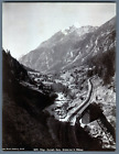 Wehrli. Suisse, Viège, Zermatt Bahn Vintage print.  Tirage argentique  16x21