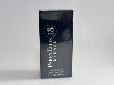 Perry Ellis 18 INTENSE eau de toilette spray para hombre 3,4 OZ Foto 1 de 4