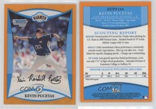 2008 Bowman Draft Prospects Chrome Orange Refractor /25 Kevin Pucetas #BDPP104