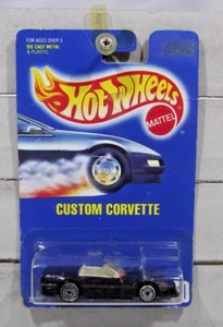 Corvette personalizado convertible Hot Wheels Collector #200 púrpura oscuro negro con 5 SP - Imagen 1 de 3
