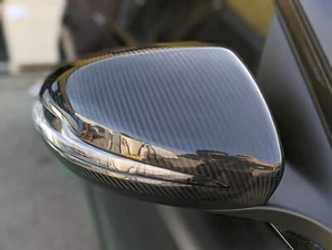 Mercedes C Class W205 Pre-Preg Dry Carbon Fibre Gloss Wing Mirror Cover Caps RHD - Picture 1 of 5