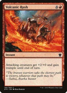 4x Volcanic Rush - Casi Nuevo - Dragones de Tarkir GORRIÓN MÁGICO Magic Mtg - Imagen 1 de 1