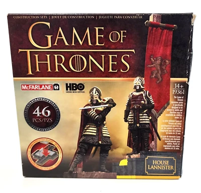 Game of Thrones LANNISTER BANNER PACK 46 Pieces McFarlane Toys Building Sets - Image 1 of 4
