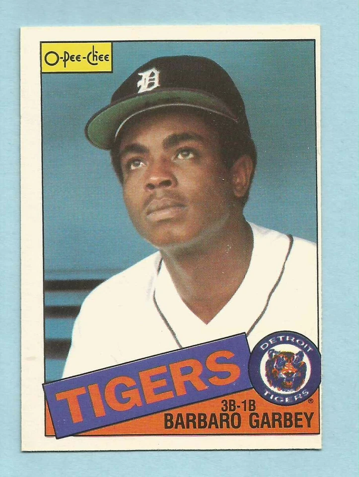 1985 OPC O-Pee-Chee Baseball Barbaro Garbey #243 Detroit Tigers NM/MT - Image 1 of 1