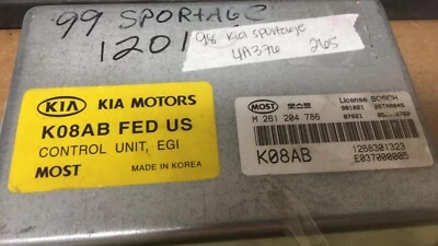 K08AB FED US Kia Sportage 1998-2000 ecm ecu computer - Image 1 of 4