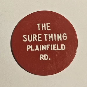 The Sure Thing Joliet, IL Plastic Good For Token #255 - Picture 1 of 2