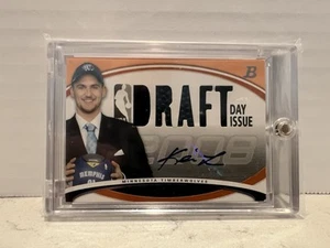 2008-09 Bowman DP & Stars Orange Kevin Love RPA RC Rookie Hat Patch AUTO /25 - Picture 1 of 2