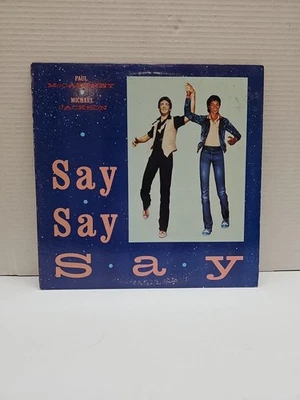 Paul McCartney Michael Jackson Say Say Say 1983 Vinyl LP Columbia 12" - Image 1 of 4