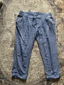 Old Navy Size L Linen Cropped Pants - Picture 1 of 10